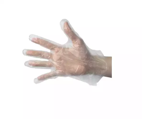 Перчатки полиэтиленовые одноразовые прозрачные р. L, 8 мкр, PREMIUM