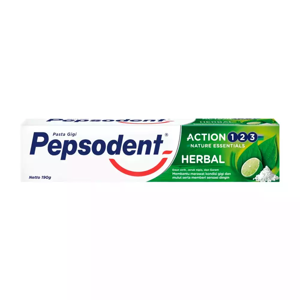 Паста зубная Pepsodent ACTION 123 HERBAL (Лечебные Травы), 190гр