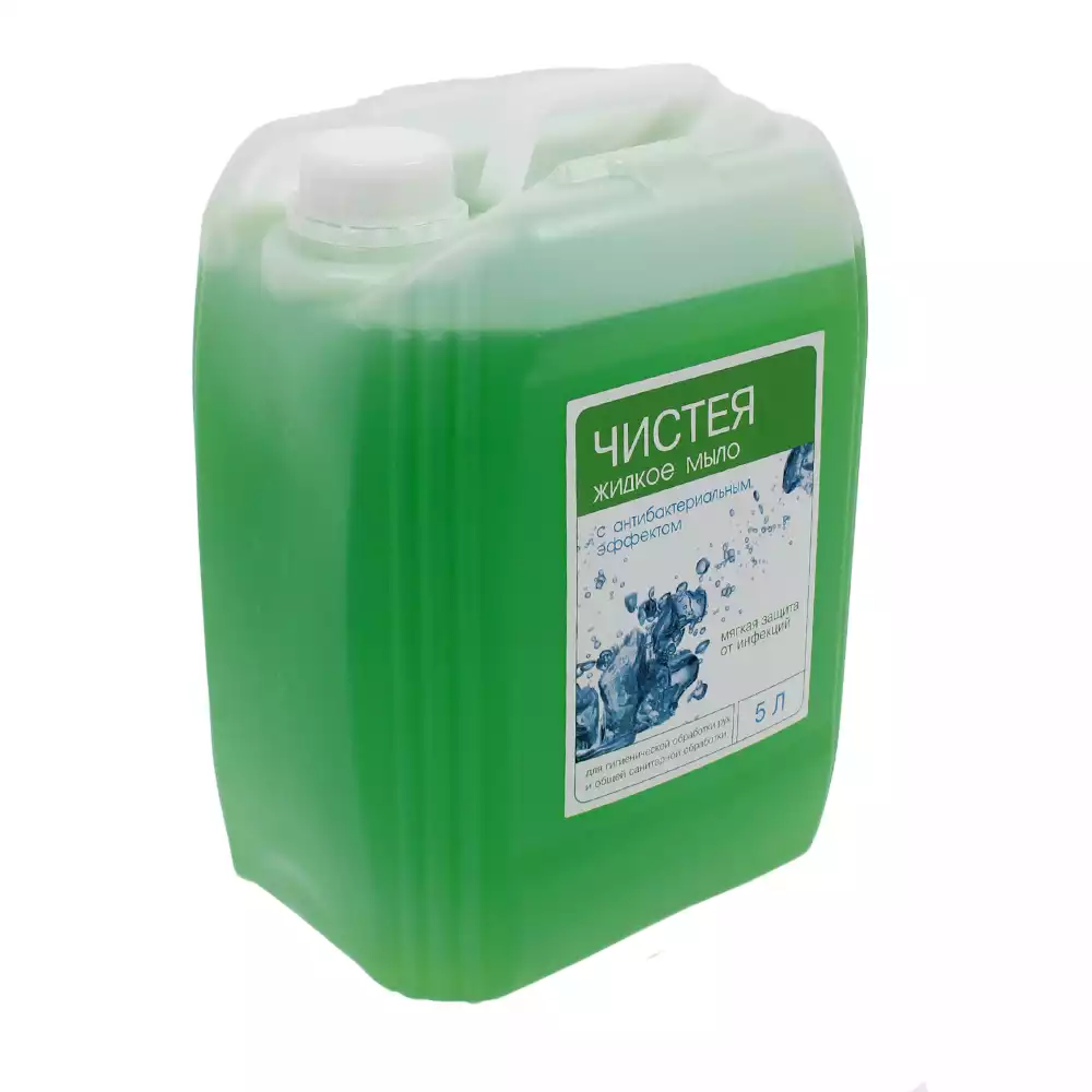 Мыло жидкое Чистея 5,0л, с антибактериальным эффектом