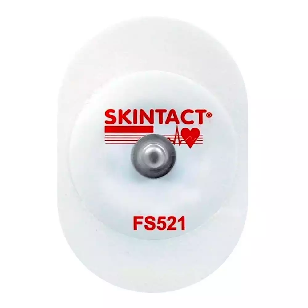 Электроды для ЭКГ, Skintact FS-521, размер 35*50мм, самоклеющиеся, пенопласт на основе полиэтилена, жидкий гель Aqua Wet, одноразовые, упаковка 30шт