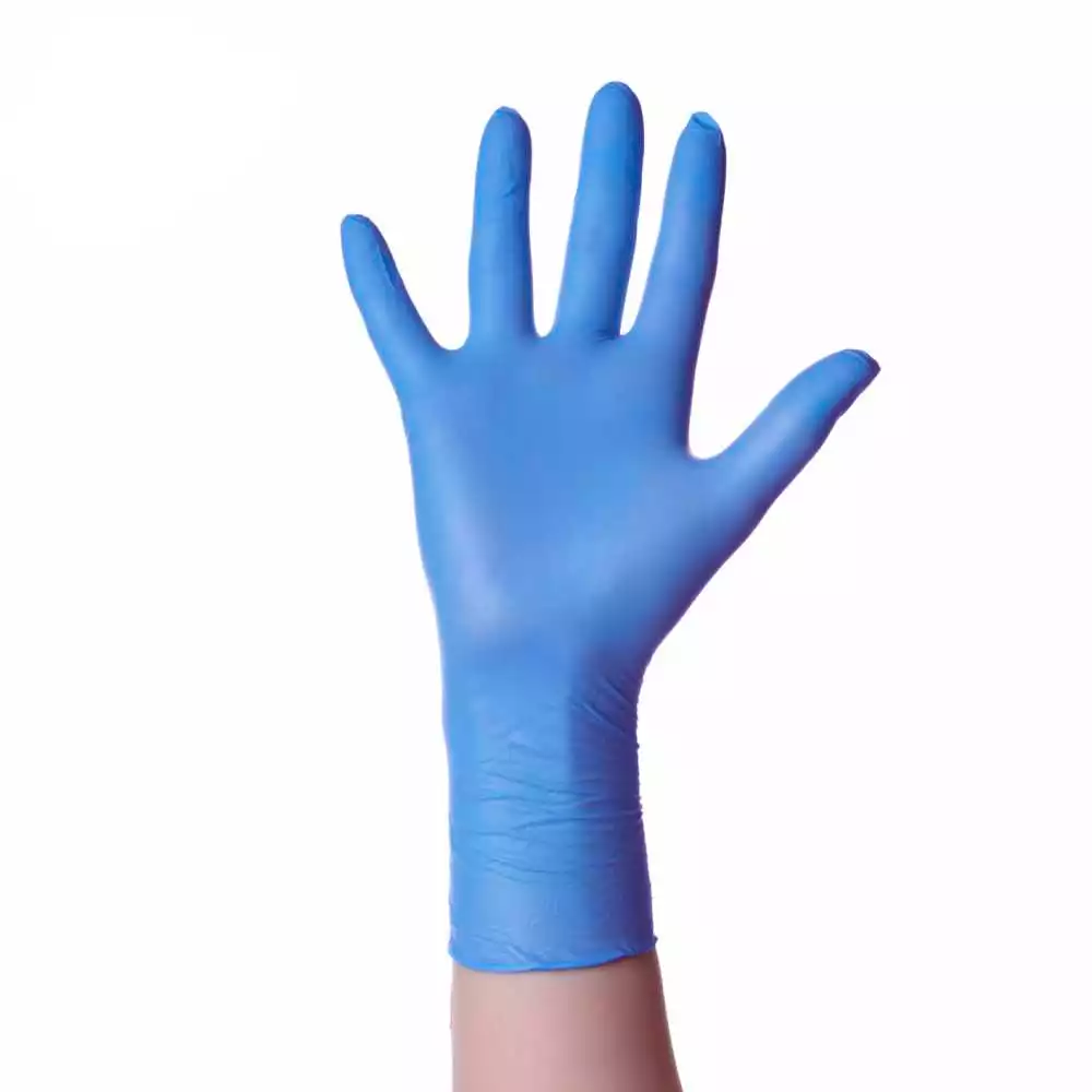 Перчатки CONNECT NITRILE, размер SX, нитриловые, вес 5,0 г/пара, неопудренные, текстурированные на пальцах, цвет голубой, нестерильные