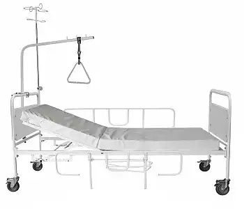 Кровать медицинская двухсекционная КФВ-1, без колес