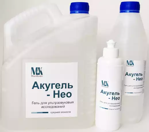 Гель для УЗИ "Акугель-Нео" средней вязкости, 1 кг канистра