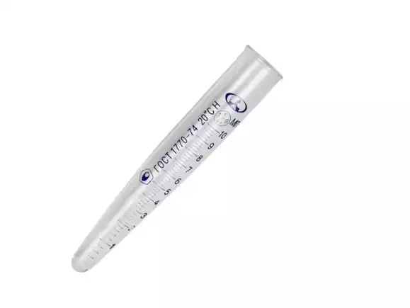 Пробирка стеклянная лабораторная центрифужная градуированная П-1-10-0,2 (ПЦГ) ХС