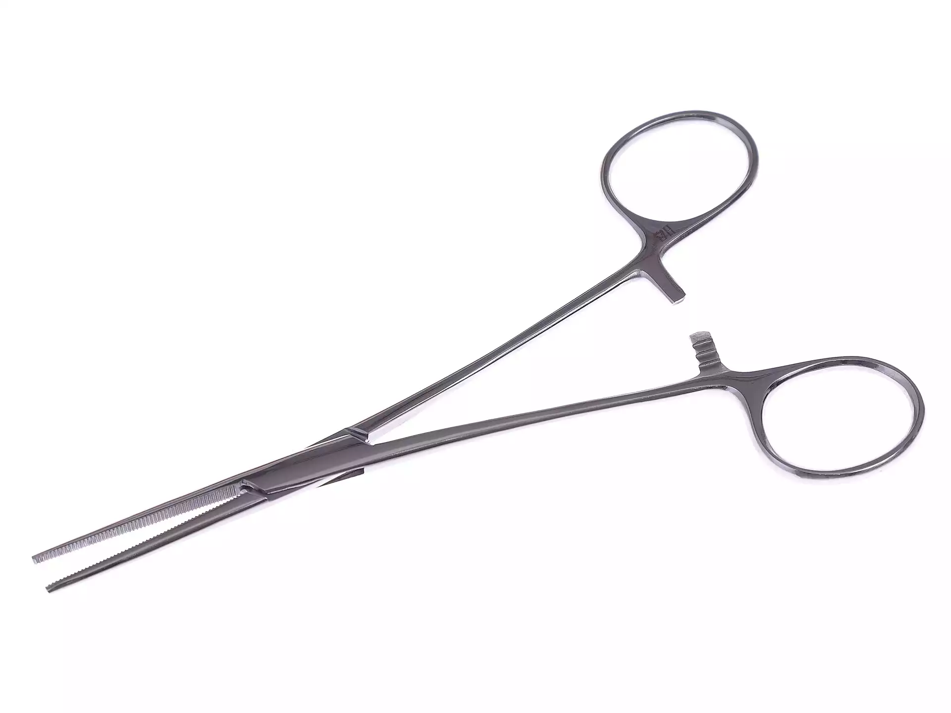 Зажим З-92т кровоостанавливающий, зубчатый, прямой №1, длина 160мм, многоразовый