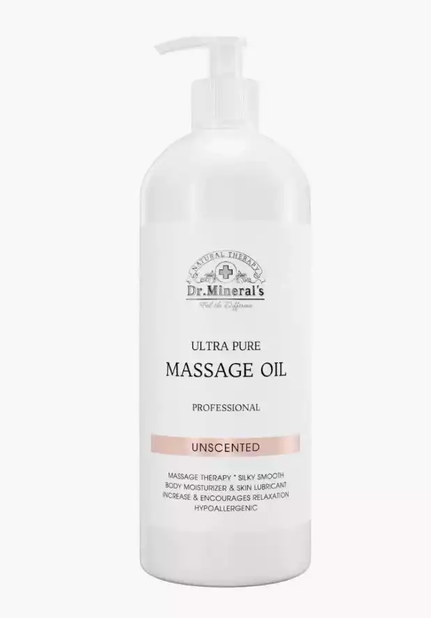 Массажное масло для тела гипоаллергенное базовое, Dr.Minerals, 1000 мл