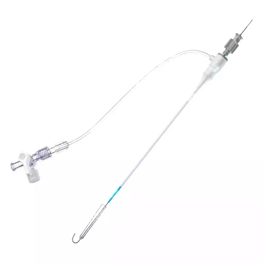 Катетеры Интродьюсер 6Fr (HC0611-35SJ45-N187-O), с принадлежностями, игла 18G - 70мм, цвет зеленый