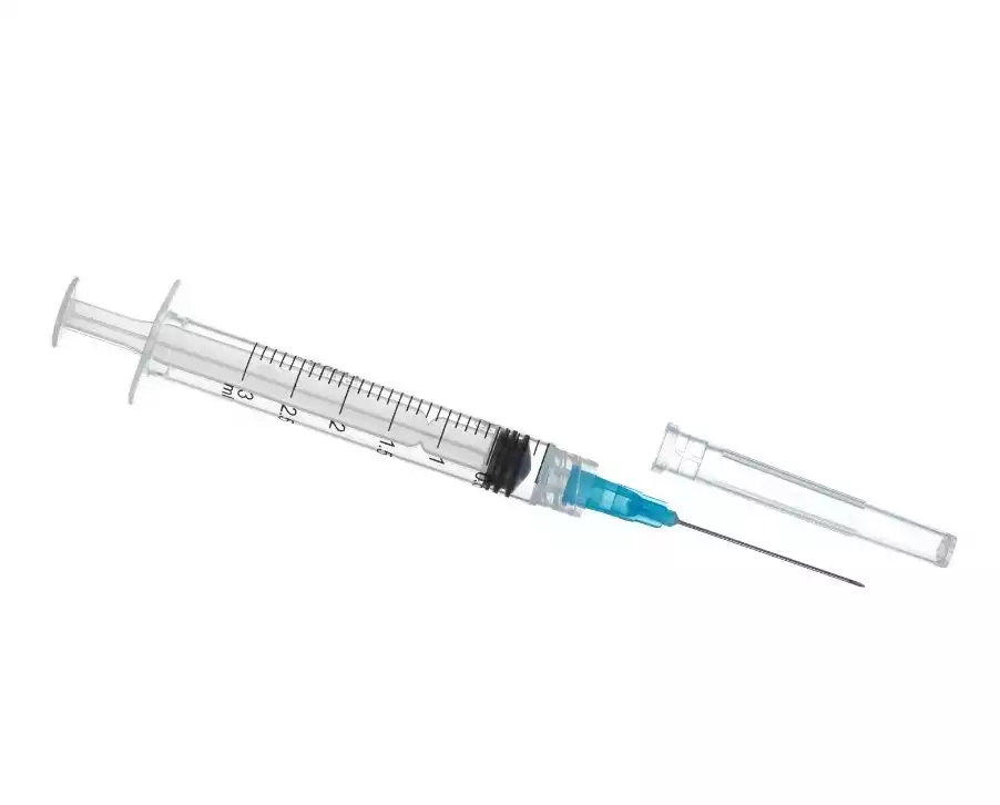 Шприц 3 мл 3-х комп с иглой 23G (0,6х32мм), Луер Лок (Luer lock), Paramed