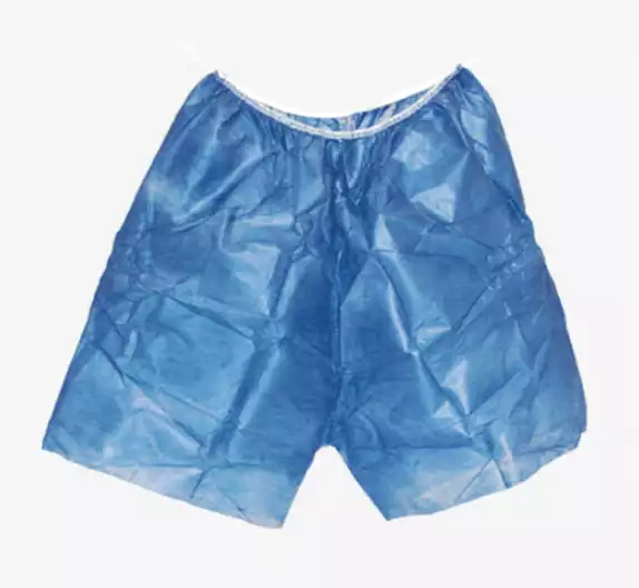 Трусы (шорты) процедурные для колоноскопии 56 р-р, темно-синий, спанбонд нестерильные (10 шт/упак)