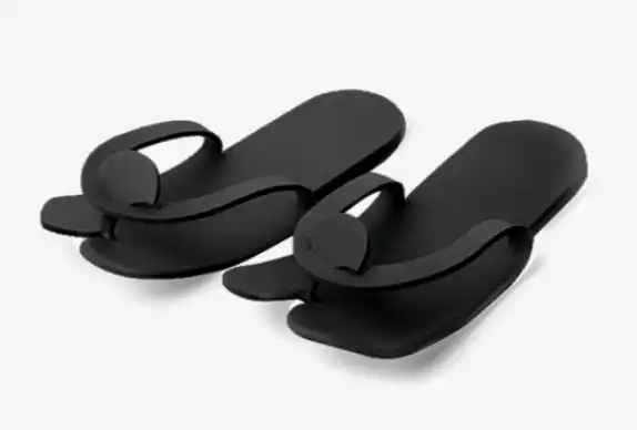 Тапочки - вьетнамки, пенопропилен 5мм, цвет черные