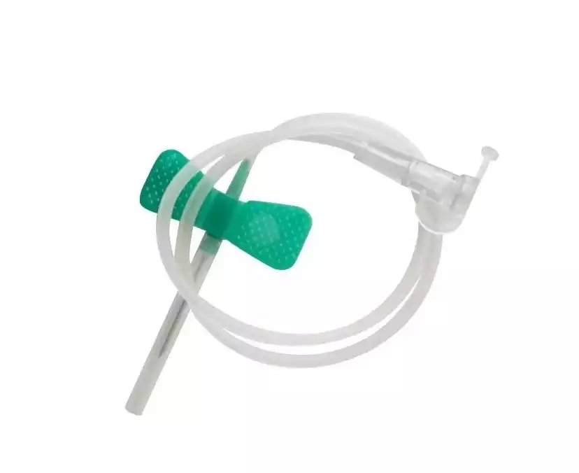 Игла-бабочка для вливания в малые вены, 21G (0,80мм×19мм), TW, длина магистрали 30 см